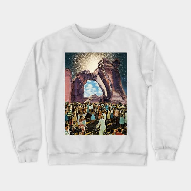 Our Way Home Crewneck Sweatshirt by stellarcollages